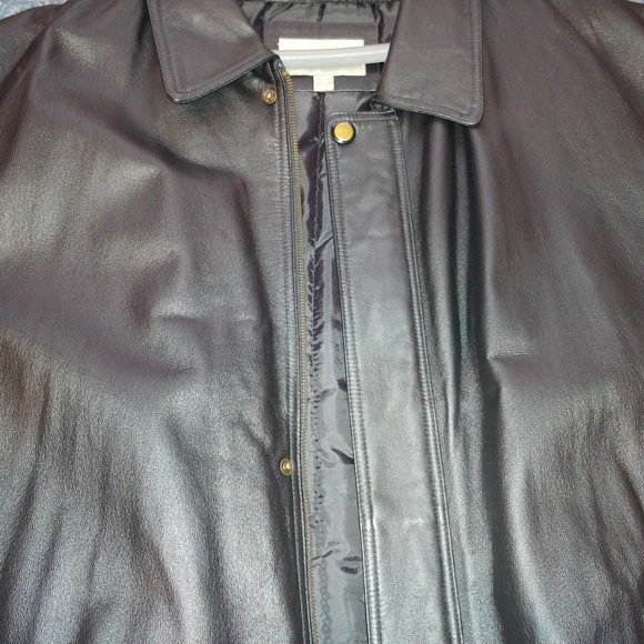 Mens Leather Coat - Picture 3 of 5